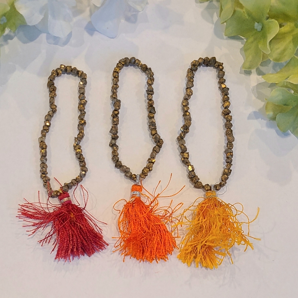Lena Bernard Tassel Bracelet Set